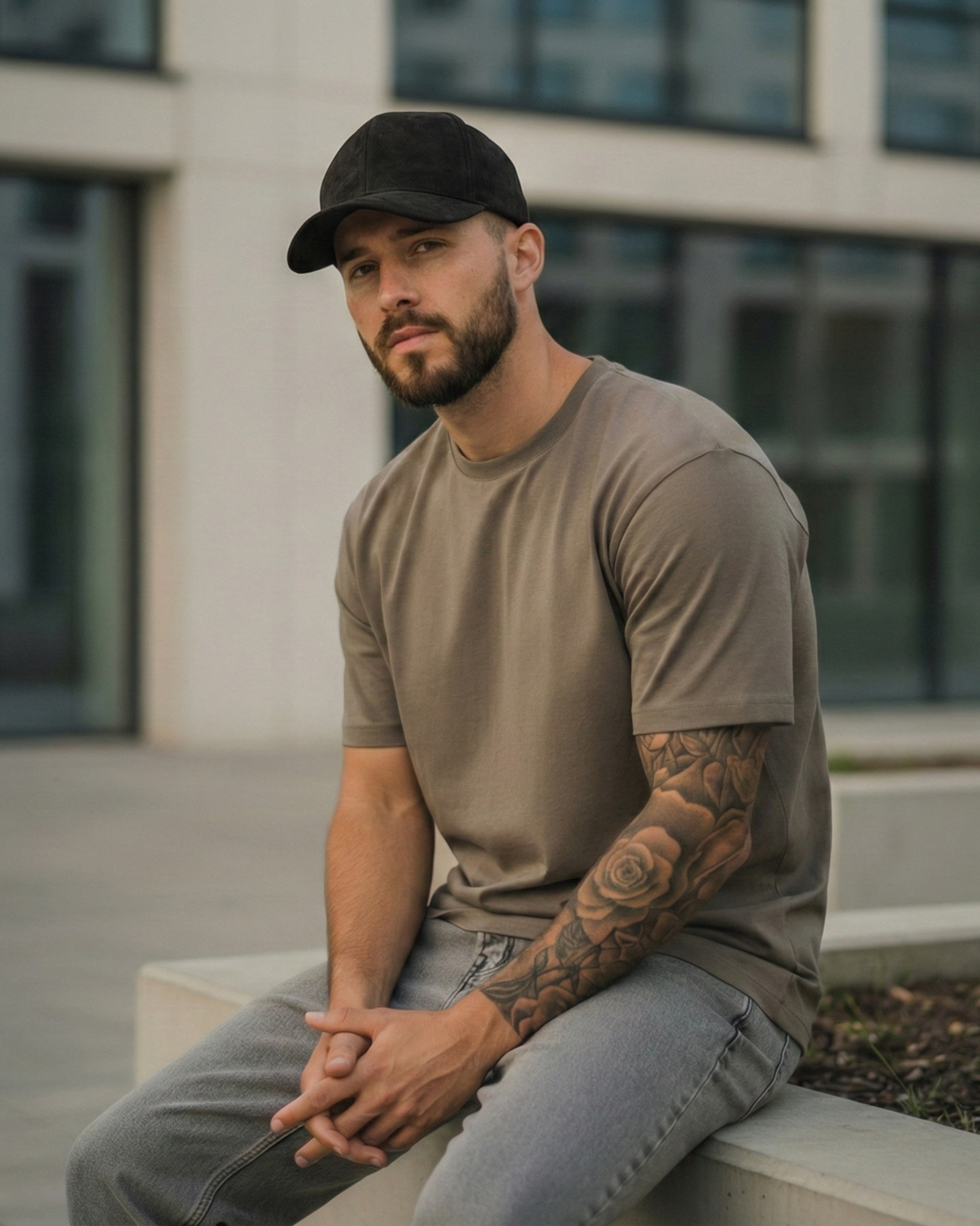 EXOTIC SUÉDE CAP | ZWART